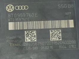 Audi A5 8T 8F Istuimen säädön moduuli 8T0959760E
