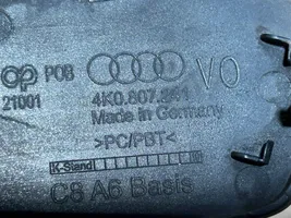 Audi A6 S6 C8 4K Tapa/tapón del gancho de remolque delantero 4K0807241