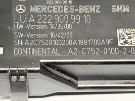 Mercedes-Benz E W213 Steuergerät Sitz A2229009910