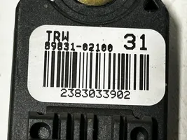 Toyota Verso Capteur de collision / impact de déploiement d'airbag 8983102100