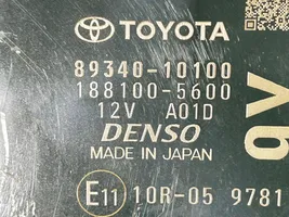 Toyota C-HR Unité de commande, module PDC aide au stationnement 8934010100