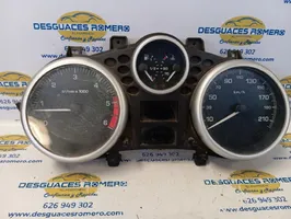 Peugeot 206+ Compteur de vitesse tableau de bord 9666636880