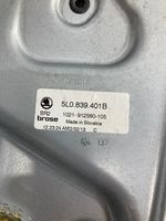 Skoda Yeti (5L) Mechanizm podnoszenia szyby tylnej bez silnika 5L0839401B