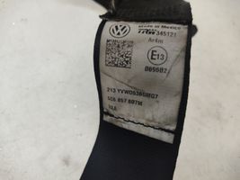 Volkswagen Golf VI Pas bezpieczeństwa fotela tylnego 5C6857807M