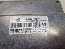 Volkswagen Touareg I Centralina scatola del differenziale 0AD927755AB