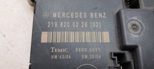 Mercedes-Benz CLS C219 Блок управления дверью 2198200226