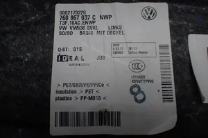 Volkswagen Touareg III Tavaratilan/takakontin alempi sivuverhoilu 760867037C