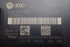 Audi A7 S7 4G Модуль управления сидением 4G8959760