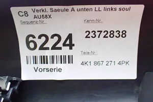 Audi A7 S7 4K8 Priekinio slenksčio apdaila (vidinė) 4K1867271