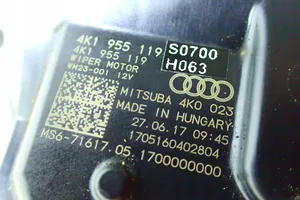 Audi A7 S7 4K8 Etupyyhkimen vivusto ja moottori 4K1955023