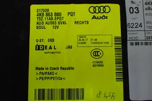 Audi A7 S7 4K8 Panneau, garniture de coffre latérale 4K8863880