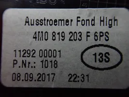 Audi Q7 4M Rejilla de ventilación central del panel 4M0819203F