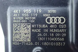 Audi A6 S6 C8 4K Etupyyhkimen vivusto ja moottori 4K1955023