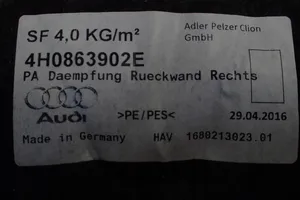 Audi A8 S8 D4 4H Palomuurin äänieristys 4H0863902E