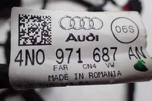 Audi A8 S8 D5 Wiązka przewodów drzwi tylnych 4N0971687AN