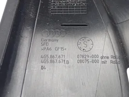 Audi A6 S6 C7 4G Takaoven ikkunalasin kehys 4G5867671B