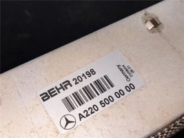 Mercedes-Benz S W220 Interkūlerio radiatorius A2205000000
