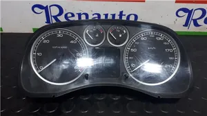 Peugeot 307 Compteur de vitesse tableau de bord P9651299680C