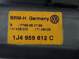 Volkswagen Golf IV Mécanisme lève-vitre de porte arrière avec moteur 1J4839756A