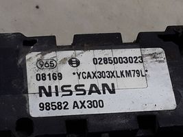 Nissan Micra Sensore d’urto/d'impatto apertura airbag 98582AX300