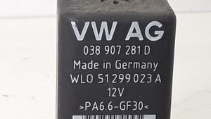 Audi A3 S3 A3 Sportback 8P Relé de la bujía de precalentamiento 038907281D