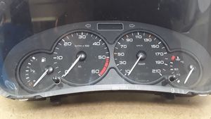 Peugeot 206 Compteur de vitesse tableau de bord 9645096080