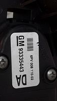 Opel Meriva A Accelerator throttle pedal 93335443DA