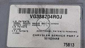 Chrysler Voyager Monitor / wyświetlacz / ekran 5016284AB