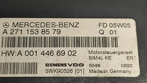 Mercedes-Benz CLK A209 C209 Moottorin ohjainlaite/moduuli A2711538579