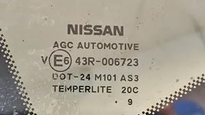 Nissan Qashqai Luna/vidrio traseras E643R006723