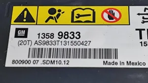 Opel Insignia A Airbag control unit/module 13589833
