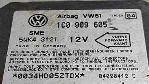 Volkswagen Sharan Module de contrôle airbag 1C0909605