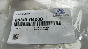 Hyundai i30 Gamintojo ženkliukas 86320G4200
