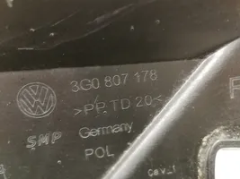 Volkswagen PASSAT B8 Front bumper mounting bracket 3G0807178
