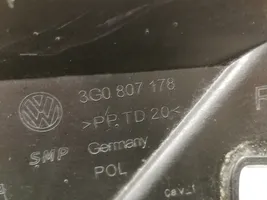 Volkswagen PASSAT B8 Uchwyt / Mocowanie zderzaka przedniego 3G0807178