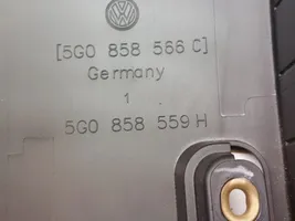 Volkswagen Golf VII Rivestimento del piantone del volante 5G0858566C