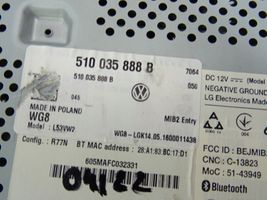 Volkswagen Touran III Unità principale autoradio/CD/DVD/GPS 510035888B