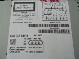 Audi A3 S3 8V Unità di navigazione lettore CD/DVD 8V0035889B