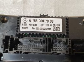 Mercedes-Benz GL X166 Unité de contrôle climatique A1669007008