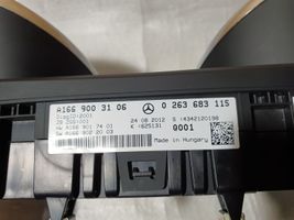 Mercedes-Benz GL X166 Tachimetro (quadro strumenti) A1669003106