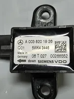 Mercedes-Benz S W221 Czujnik uderzenia Airbag A0038201926