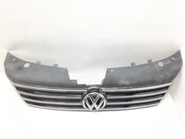 Volkswagen PASSAT B7 Front bumper upper radiator grill 3AA853653