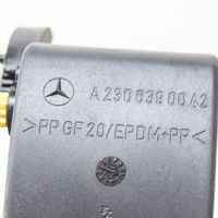 Mercedes-Benz SL R230 Apdaila prie degalų bako dangtelio A2306390042