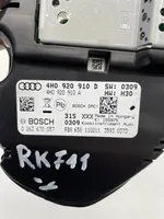 Audi A8 S8 D4 4H Speedometer (instrument cluster) 4H0920910D