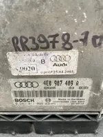 Audi A8 S8 D3 4E Moottorin ohjainlaite/moduuli 4E0907409A