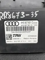 Audi A8 S8 D4 4H Käsijarrun ohjainlaite 4H0907801C