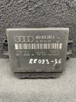 Audi A8 S8 D3 4E Unité de commande, module PDC aide au stationnement 4E0919283A