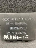 Audi A6 Allroad C5 Pysäköintitutkan (PCD) ohjainlaite/moduuli 4B0919283