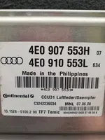 Audi A8 S8 D3 4E Sterownik / Moduł zawieszenia pneumatycznego 4E0907553H