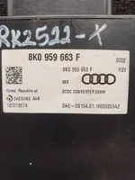 Audi A7 S7 4G Jännitteenmuunnin/muuntimen moduuli 8K0959663F